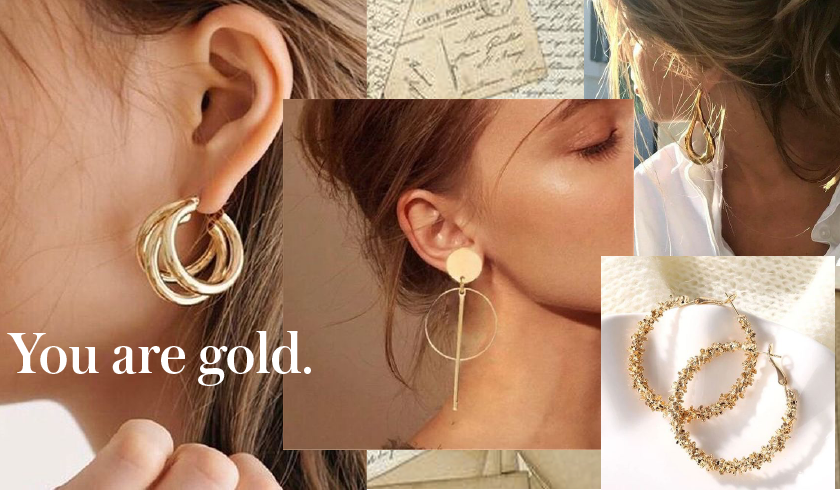 ¿Por qué las personas solo usan aretes de oro?