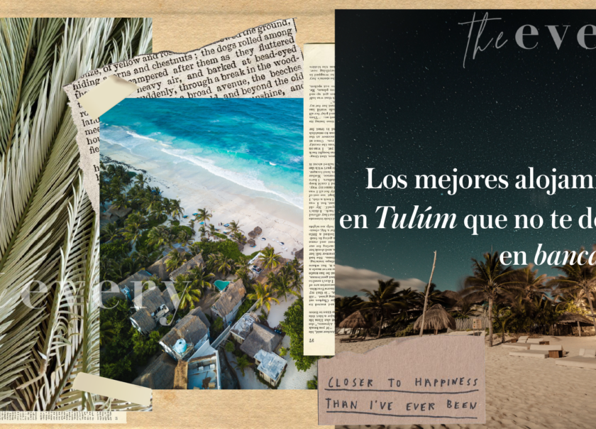 5 alojamientos en Tulum que no te dejarán en bancarrota