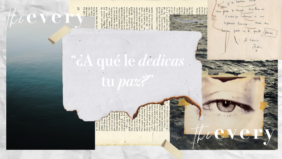 ¿A qué le dedicas tu paz ?