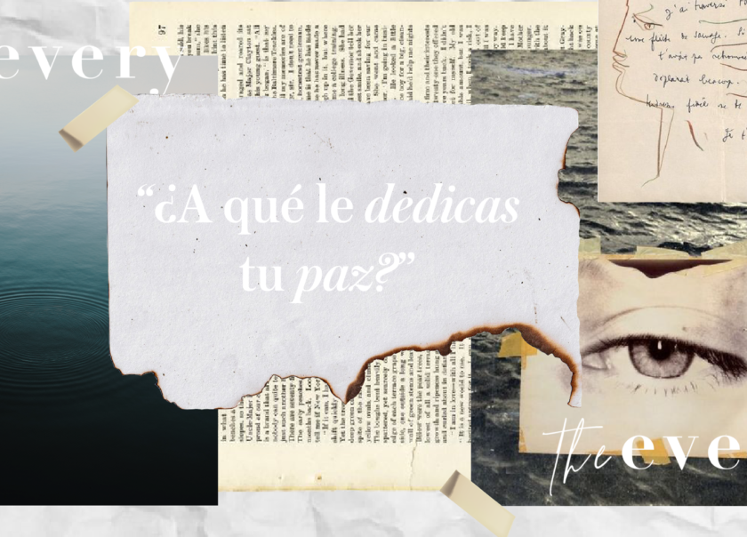 ¿A qué le dedicas tu paz ?
